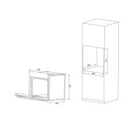 Электрический духовой шкаф Haier HOX-FP3AGB 59.5x59.5x56.7 см конвекция цвет черный