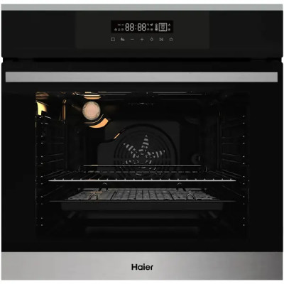 Электрический духовой шкаф Haier HOX-FP3ABX 59.5x59.5x56.7 см конвекция цвет черный/нержавеющая сталь