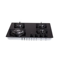 Газовая варочная панель Haier HHX-G64CWB1 58 см 4 конфорки цвет черный