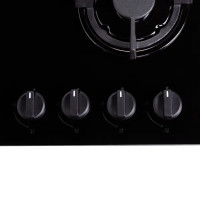 Газовая варочная панель Haier HHX-G64CWB1 58 см 4 конфорки цвет черный