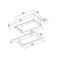 Вытяжка встраиваемая Haier HVX-BI671X 60 см цвет серебро
