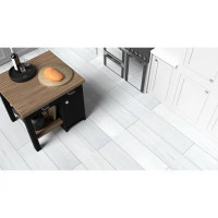 SPC плитка Kreaforta Дуб Снежа класс 4 фаски 33 толщина 4 мм 2.574 м²