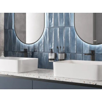 Плитка настенная Cersanit Cascada 29.8x59.8 см 1.45 м² глянцевая цвет синий