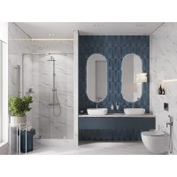 Плитка настенная Cersanit Cascada 29.8x59.8 см 1.45 м² глянцевая цвет синий