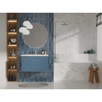 Плитка настенная Cersanit Cascada 29.8x59.8 см 1.45 м² глянцевая цвет синий