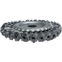 Щетка для УШМ дисковая из крученой проволоки 125 мм