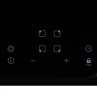 Электрическая варочная поверхность Haier HHY-C64DVB 59x52см 4 конфорки цвет черный
