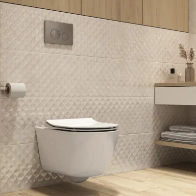Плитка настенная Cersanit Milana 17363 29.8x59.8 см 1.425 м² глянцевая цвет бежевый