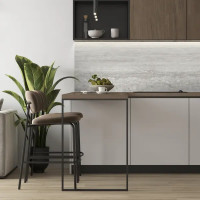 Стеновая панель Alumoart Travertine Roman Grey 51.1.3 240x60x0.4 см алюминий цвет бежевый