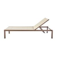 Шезлонг Aquila 200x65x102 см алюминий/текстилен коричневый