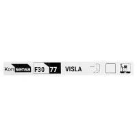 Фасад для кухонного шкафа Висла 29.7x76.5 см Konsensa МДФ цвет белый