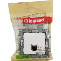 Розетка компьютерная RJ45 категория 6 UTP - Legrand Etika - белый