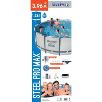 Каркасный бассейн Bestway Steel Pro Max 3.96x1.22 12690 л
