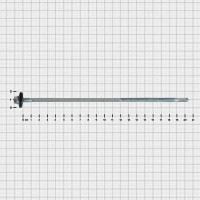 Саморезы для сэндвич-панелей оцинкованные 6.3x205 мм