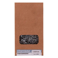 Гвозди строительные 1.2x25 мм 1 кг