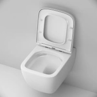 Подвесной унитаз Am.Pm Gem FlashClean безободковый с сиденьем микролифт г