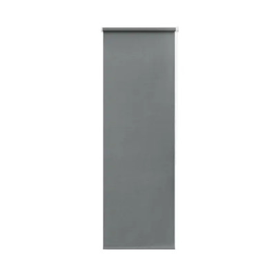 Штора рулонная блэкаут Kreaforta Karelia 40x160 см серая