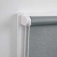 Штора рулонная блэкаут Kreaforta Karelia 40x160 см серая