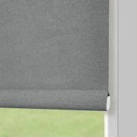 Штора рулонная блэкаут Kreaforta Karelia 40x160 см серая
