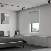 Штора рулонная блэкаут Kreaforta Karelia 40x160 см серая