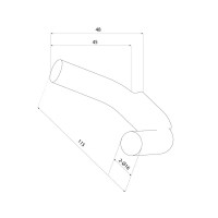 Крючок Iddis Line LMLINS20Bi41 стальной 2 крючка цвет черный