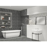 Плитка настенная Azori Hygge Mix 31.5x63 см 1.79 м² матовая цвет серый