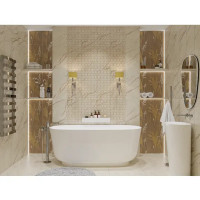 Плитка настенная Azori Forest Geometria 31.5x63 см 1.79 м² матовая цвет бежевый