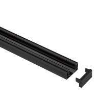 Трековый шинопровод накладной однофазный Jazzway PTR P 1M-BL 1 м цвет черный