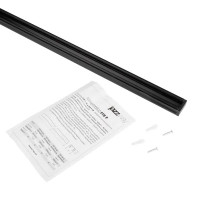 Трековый шинопровод накладной однофазный Jazzway PTR P 1M-BL 1 м цвет черный