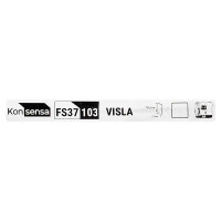 Фальшпанель для кухонного шкафа Висла 37x102.4 см Konsensa МДФ цвет белый