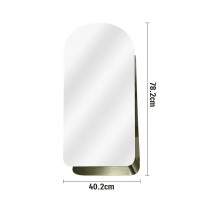 Зеркало декоративное Kreaforta Brilia Brass круг 40x78 см металл цвет латунь