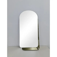 Зеркало декоративное Kreaforta Brilia Brass круг 40x78 см металл цвет латунь