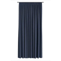 Штора на ленте Zara 200x280 см цвет синий