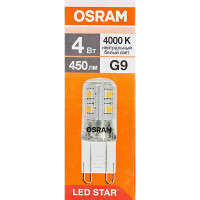 Лампа светодиодная Osram G9 4 Вт/840 нейтральный белый свет