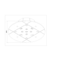 Опора для террасной доски Holzhof HL 1 35-50 мм 20 шт.