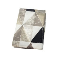 Штора для ванной Bath Plus Charme Red Triangular Scrawl 180x180 см полиэстер цвет бело-серый