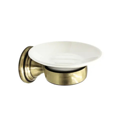 Мыльница Bath Plus Bronx Gold подвесная керамика цвет золото