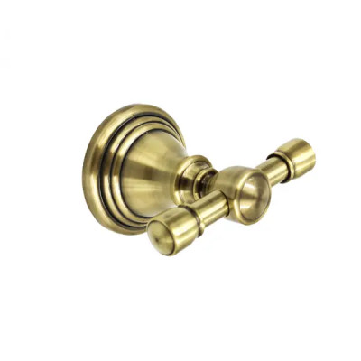 Крючок Bath Plus Bronx Gold стальной двойной цвет золото