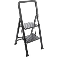 Стремянка стальная Zalger 2 ступени, максимальная нагрузка 150 кг