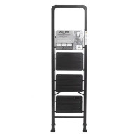Стремянка стальная Zalger 4 ступени, максимальная нагрузка 150 кг
