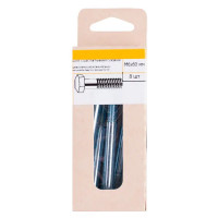 Болт DIN 931 6x60 мм оцинкованный 8 шт.