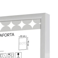 Рамка Kreaforta Lila 10x15 см пластик цвет серебристый
