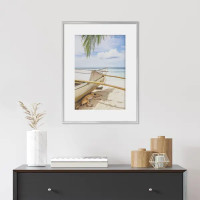 Рамка Kreaforta Lila 30x40 см пластик цвет серебристый