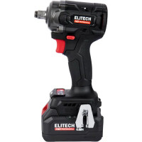 Гайковерт аккумуляторный ударный бесщеточный Elitech HD CW2004SL, 20 В Li-Ion 2x4 Ач 450 Нм