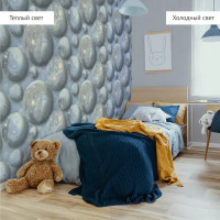 Обои флизелиновые Walldecor Exclusive Космо синие 1.06 м 35079-64