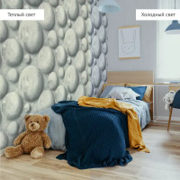 Обои флизелиновые Walldecor Exclusive Космо серые 1.06 м 35079-14