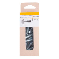 Болт DIN 6921 6x30 мм оцинкованный 12 шт.