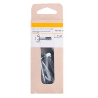 Болт DIN 6921 6x40 мм оцинкованный 8 шт.