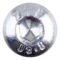 Винт DIN 7380 10x30 мм оцинкованный 2 шт.