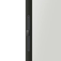 Дверь межкомнатная глухая Асти 70x200 см Hardflex цвет белый жемчуг с замком и петлями